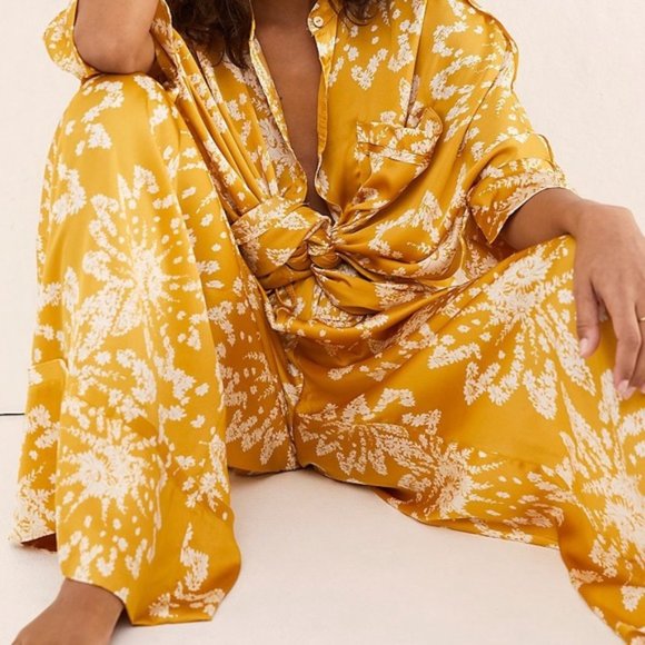 Free People Other - NWT Free People Goddess Sleep Set Honey Combo size XS